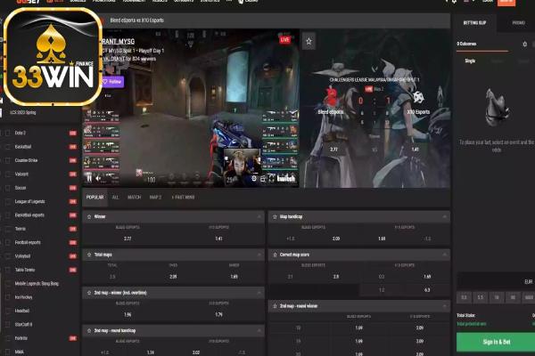 Khám Phá Thế Giới Cược Valorant Tại 33win 